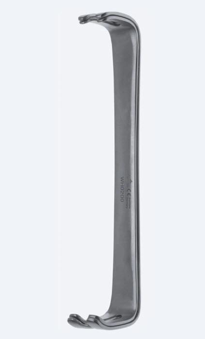 Ретрактори (ранорозширювачі) Mayo-Collins, двокінцеві, набір з 2-х ретракторів, довжина 150 мм. Бренд - Asanus Medizintechnik Gmb, Німеччина